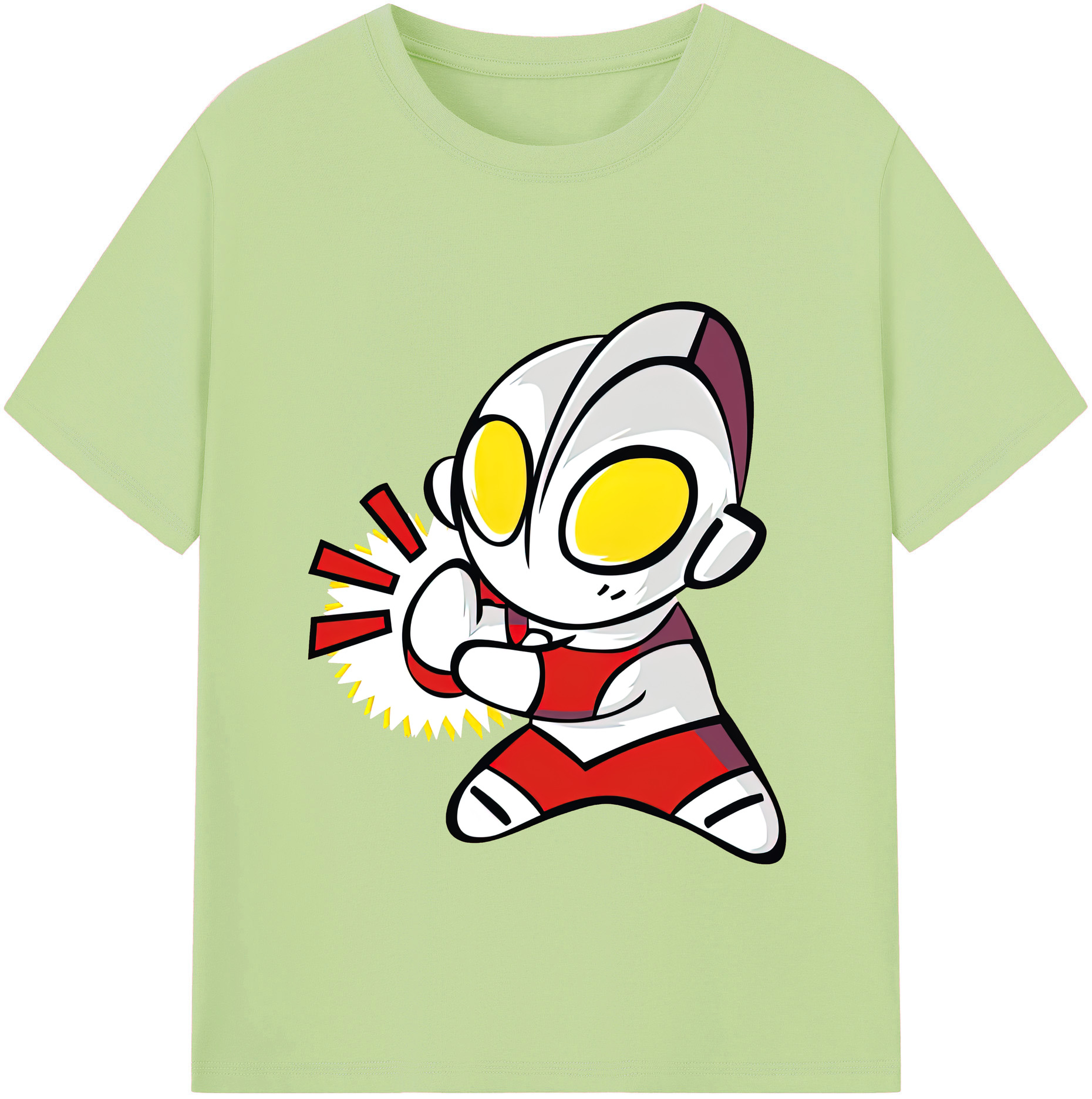（画像用） ウルトラマン Ultraman 綿100％半袖Tシャツ（フロントプリント）